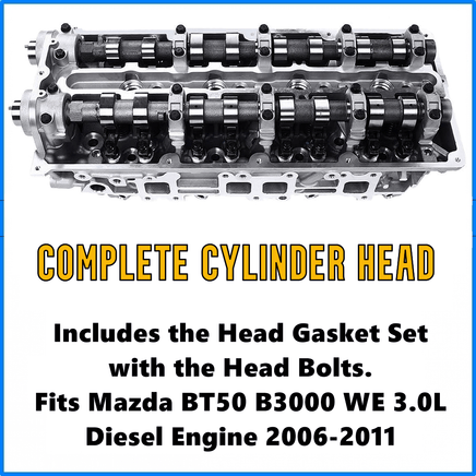 BT50 B2500 B3000 WEC Complete Cylinder Head