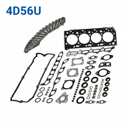 Enhanced 4D56U Head Gasket Set - Clean White Background with Blue Text