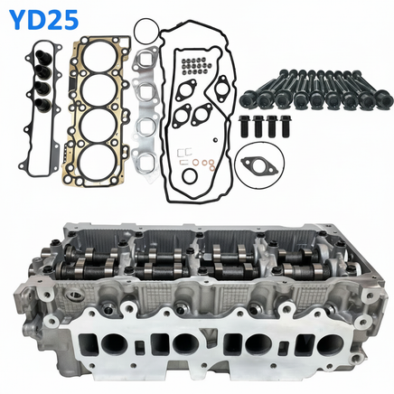 YD25 Complete Cylinder Head 8-Port - Nissan Navara Pathfinder
