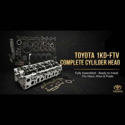 Toyota 1KD-FTV Complete Cylinder Head Banner