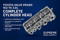 Toyota Hilux Prado 1KZ - TE 3.0L Complete Cylinder Head Banner