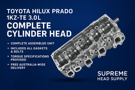 Toyota Hilux Prado 1KZ-TE Cylinder Head Banner