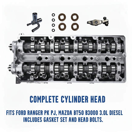Ford Ranger Mazda BT50 WEAT Complete Cylinder Head With Text