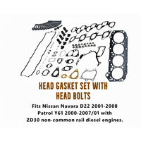 ZD30 Complete Cylinder Head Non Common Rail - Nissan Patrol