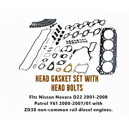 ZD30 Complete Cylinder Head Non Common Rail - Nissan Patrol