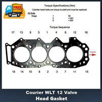 Ford Courier WLT Complete Cylinder Head - Supreme Head Supply