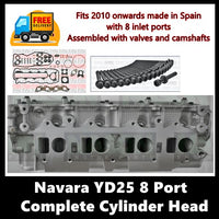 Navara YD25 Complete Cylinder Head Eight Port - Supreme Head Supply